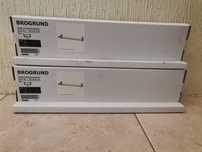 2 Prateleiras de vidro IKEA