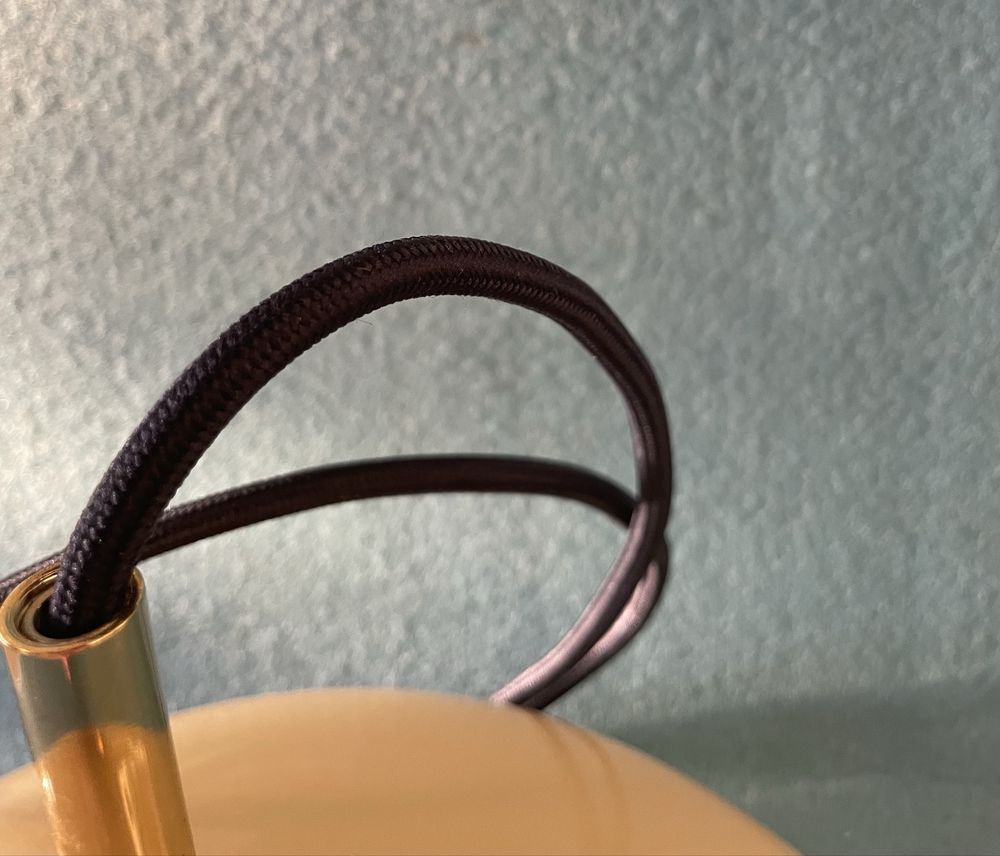 Candeeiro / Lustre opalino antigo