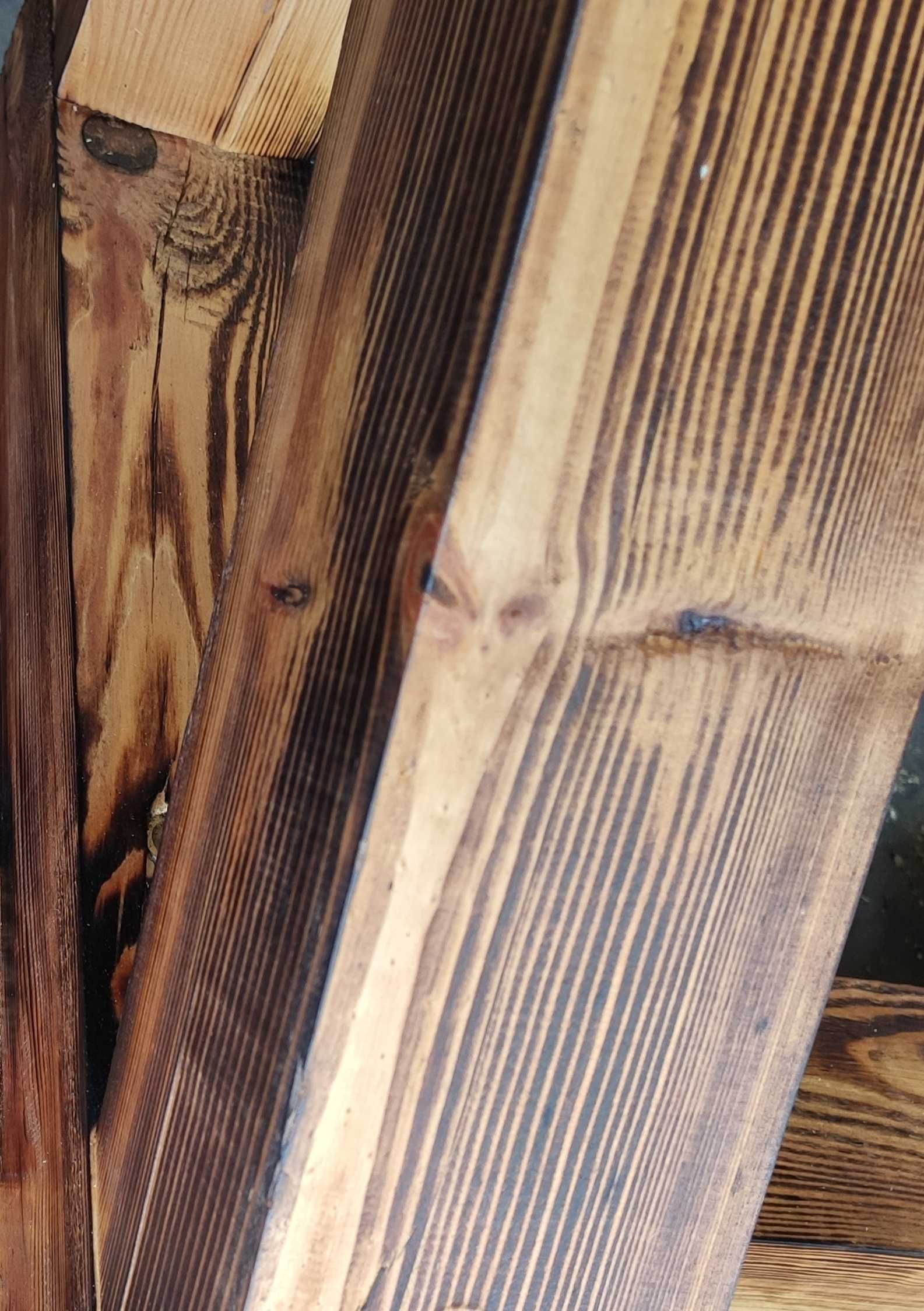 Ekskluzywny stojak na hamak z litego drewna, impregnowany