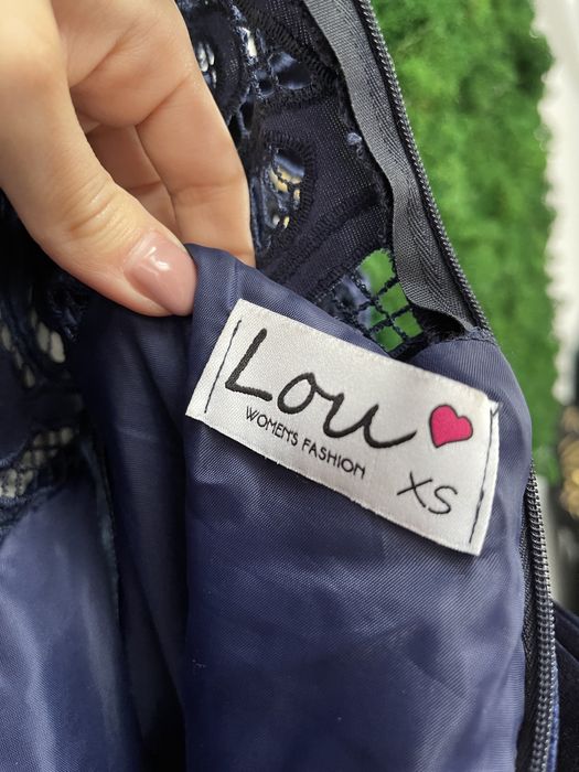 Sukienka Ette Lou Michelle XS 34 Granatowa