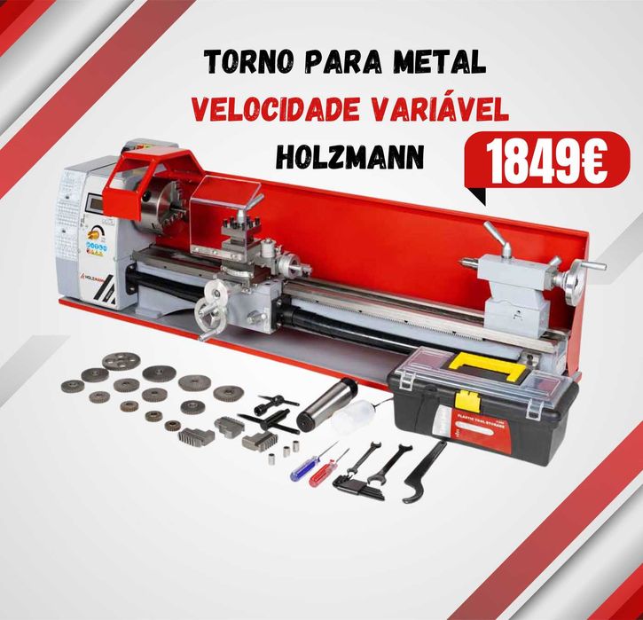 Torno p/ Metal Holzmann Velocidade Variável JL20