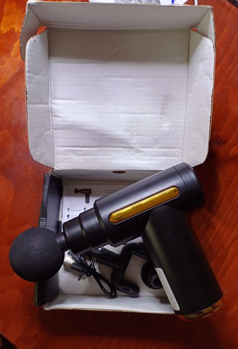 Масажер акумуляторний для шиї, спини, плечей та ніг Massage gun CX-157