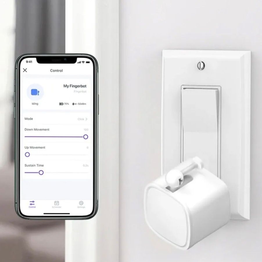 Interruptor Inteligente FingerBot / Dedo robô para interruptores