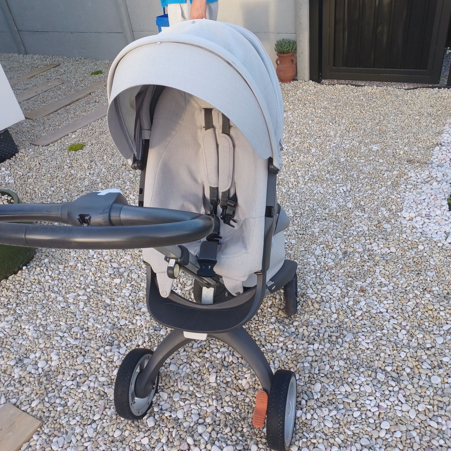 Stokke v4 melagne 2w1 plus śpiwór zimowy stokke