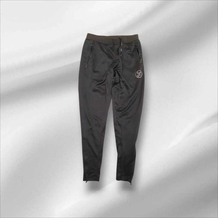 Spodnie dres sport trening piłka S/M ściągacze zamki na nogawkach