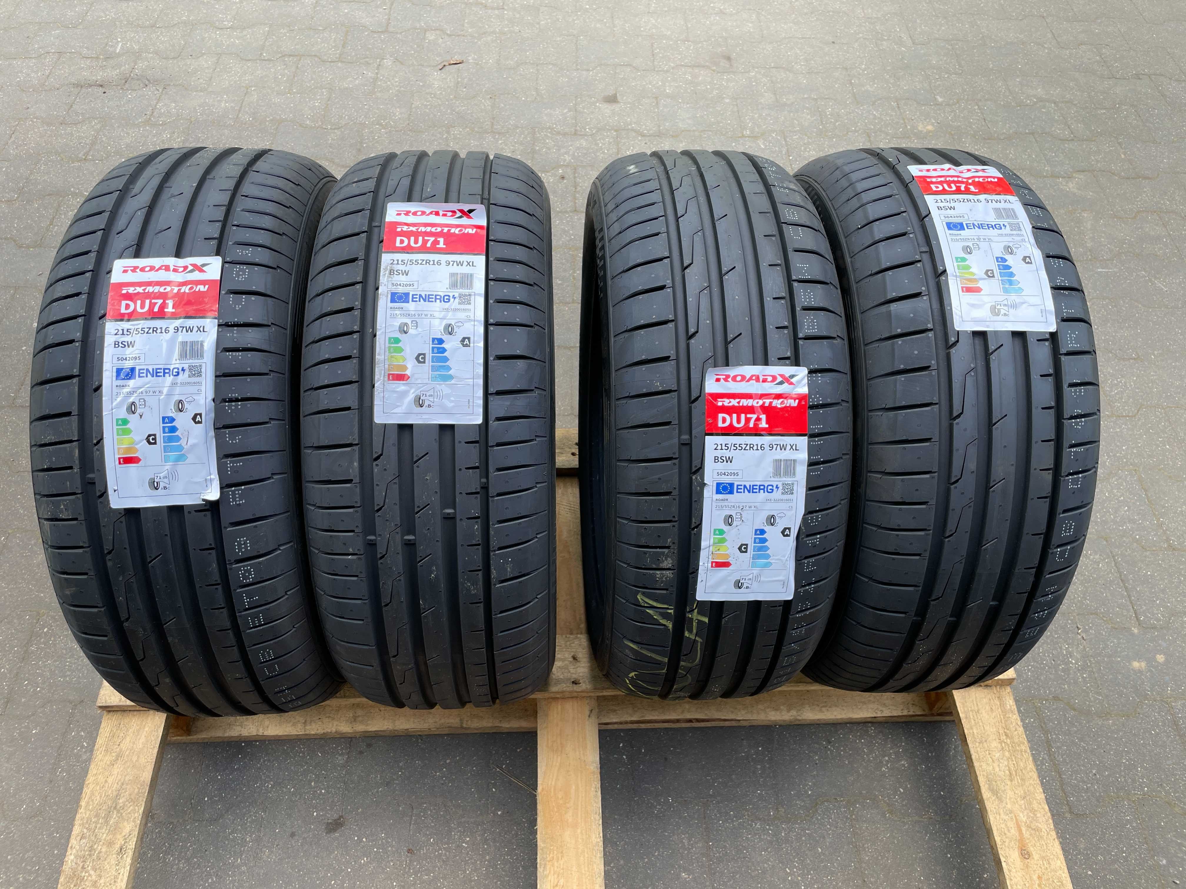 Okazja opony letnie 215/55R16 97W XL RoadX RxMotion DU71 NOWY MODEL