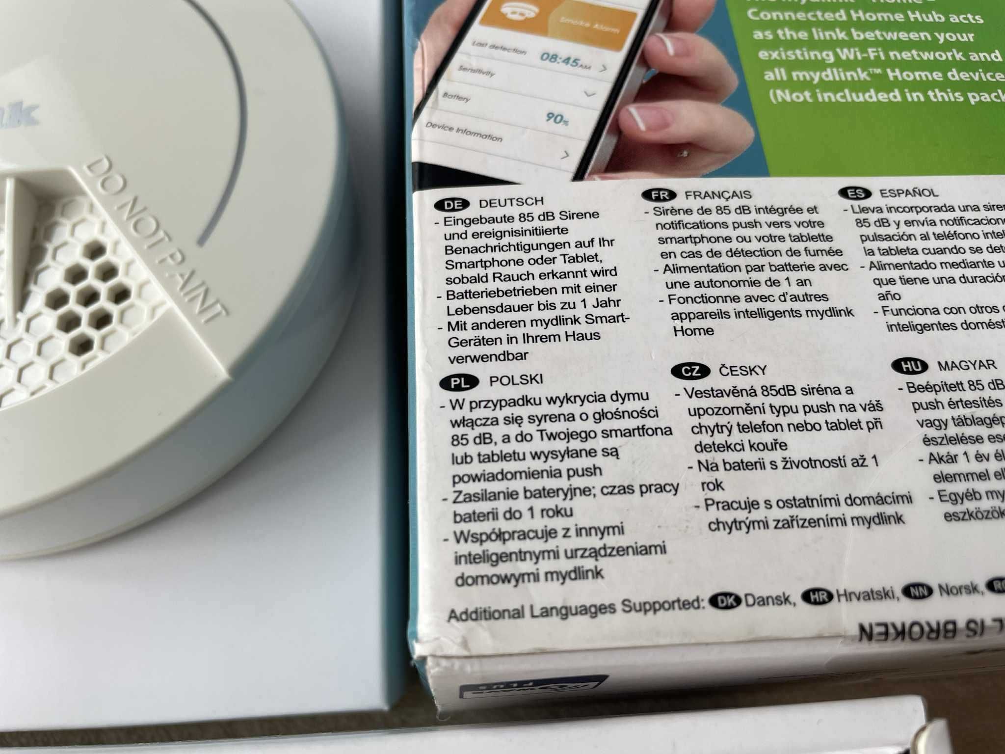 Czujnik dymu D-Link DCH-Z310