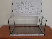Akwarium 54 L NOWE z belka Led