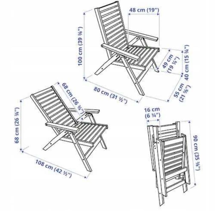 Zestaw mebli ogrodowych applaro - rozkładany stół - komplet