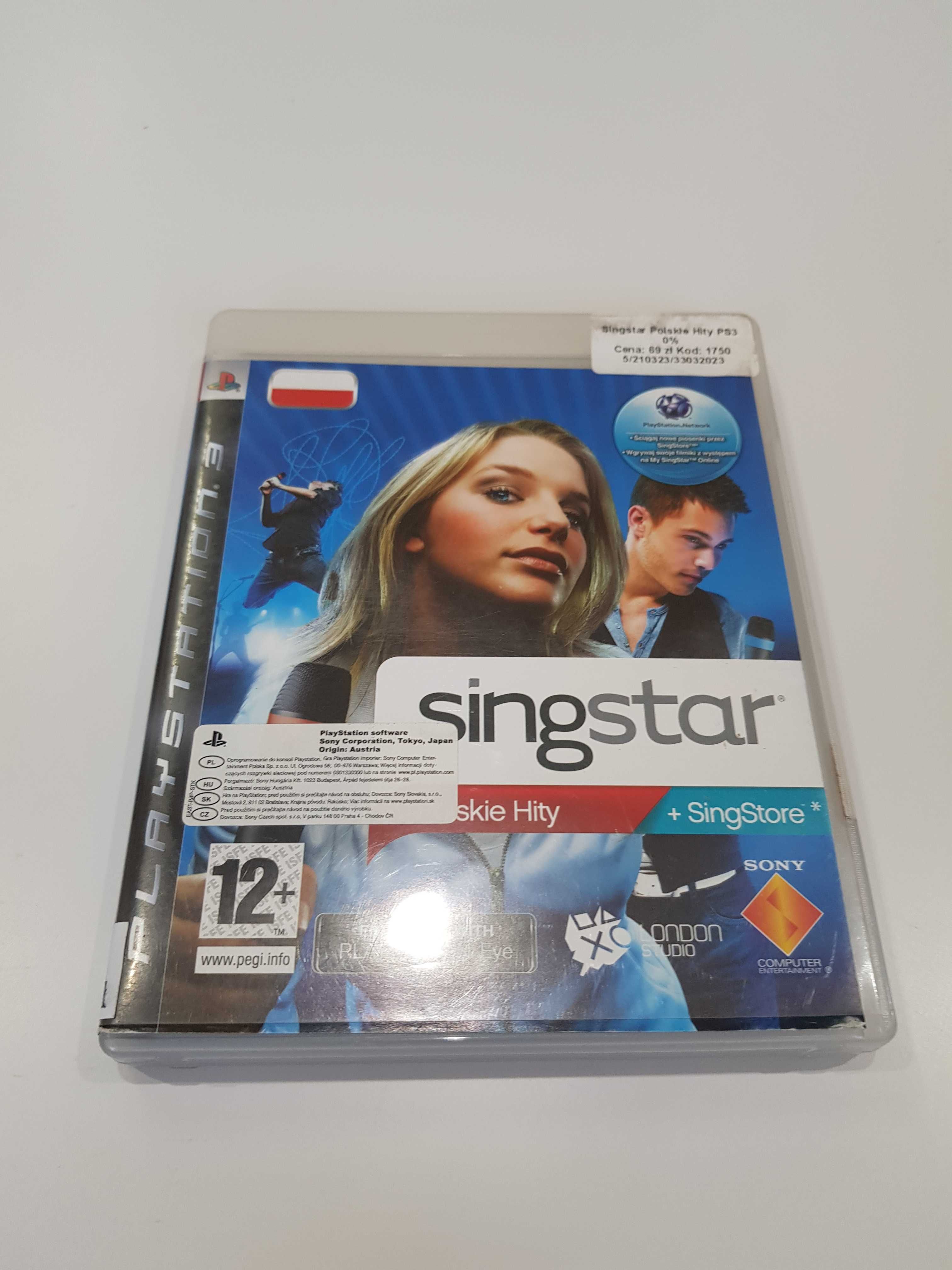Singstar Polskie Hity PS3 Sklep Iława