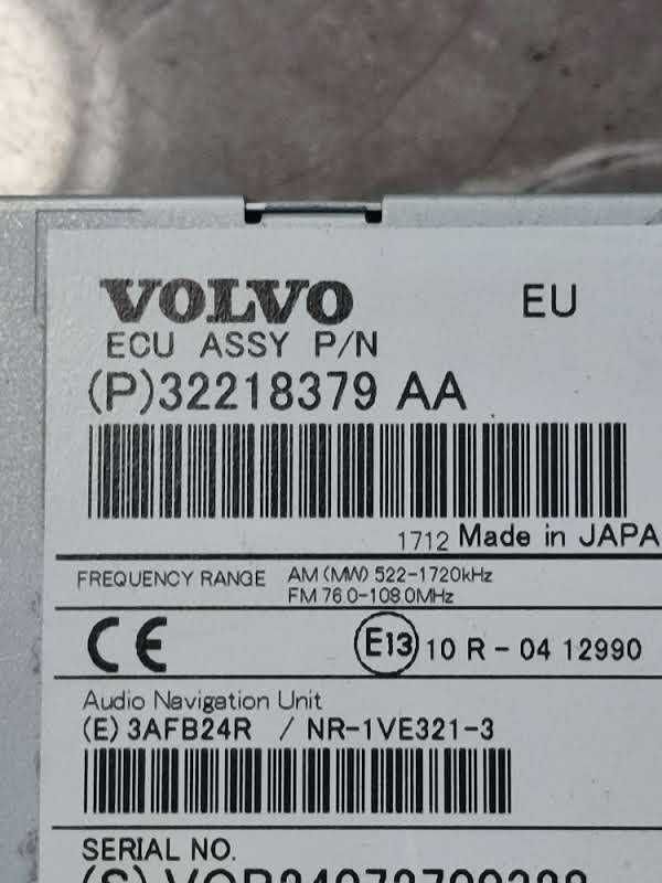 Radio nawigacja Volvo V60