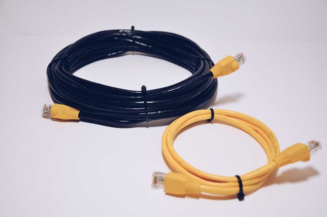 Kabel sieciowy ethernet 10m czarny + GRATIS 1m