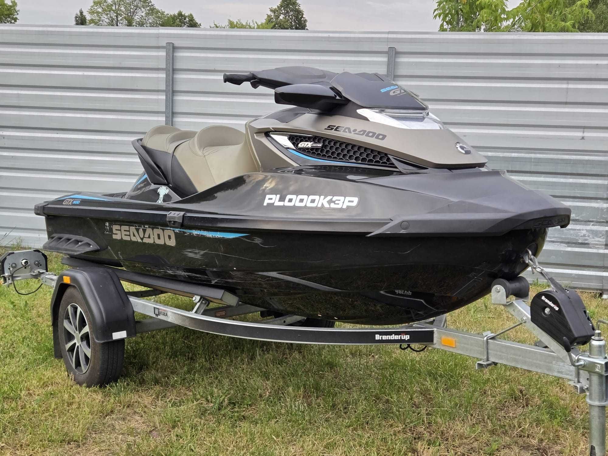 Skuter wodny SEA DOO GTX 300 LIMITED 43 mth  + PRZYCZEPKA