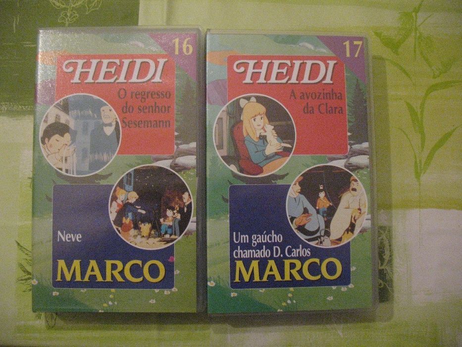 Colecção VHS Heidi e Marco