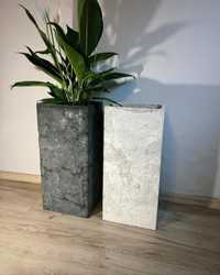 Doniczka Concrete 60cm x 28 x 24cm ręcznie wykonany beton