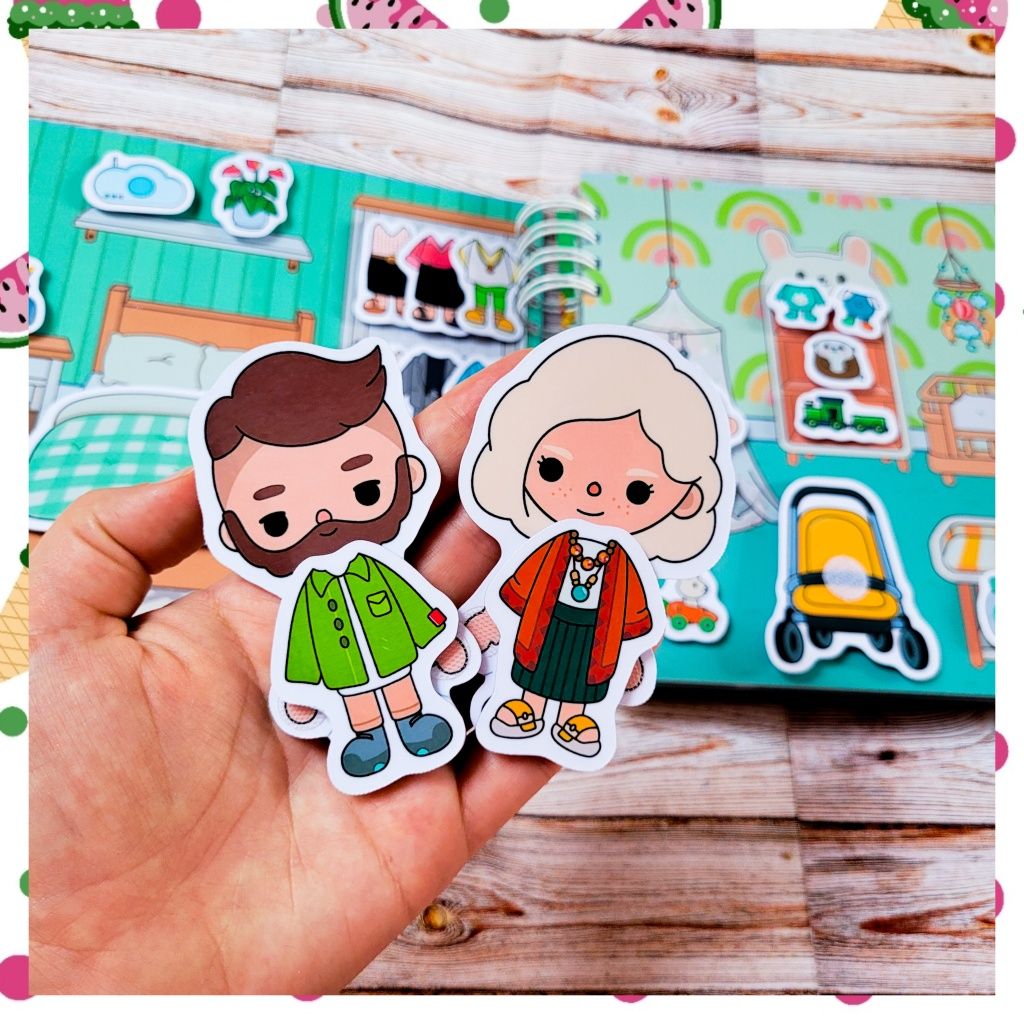Domek rodzinny. Książka na rzepy Toca Boca. Avatar. Labubu. Lamibook.
