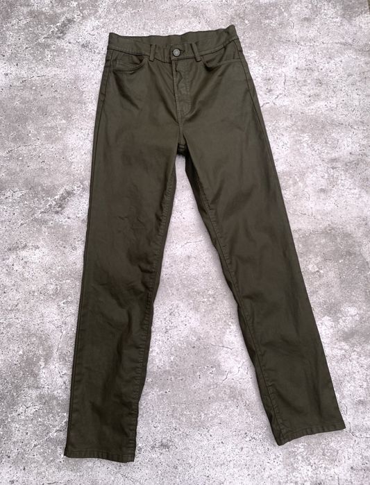 Женские кожаные брюки штаны Massimo Dutti S/M с напылением под кожу