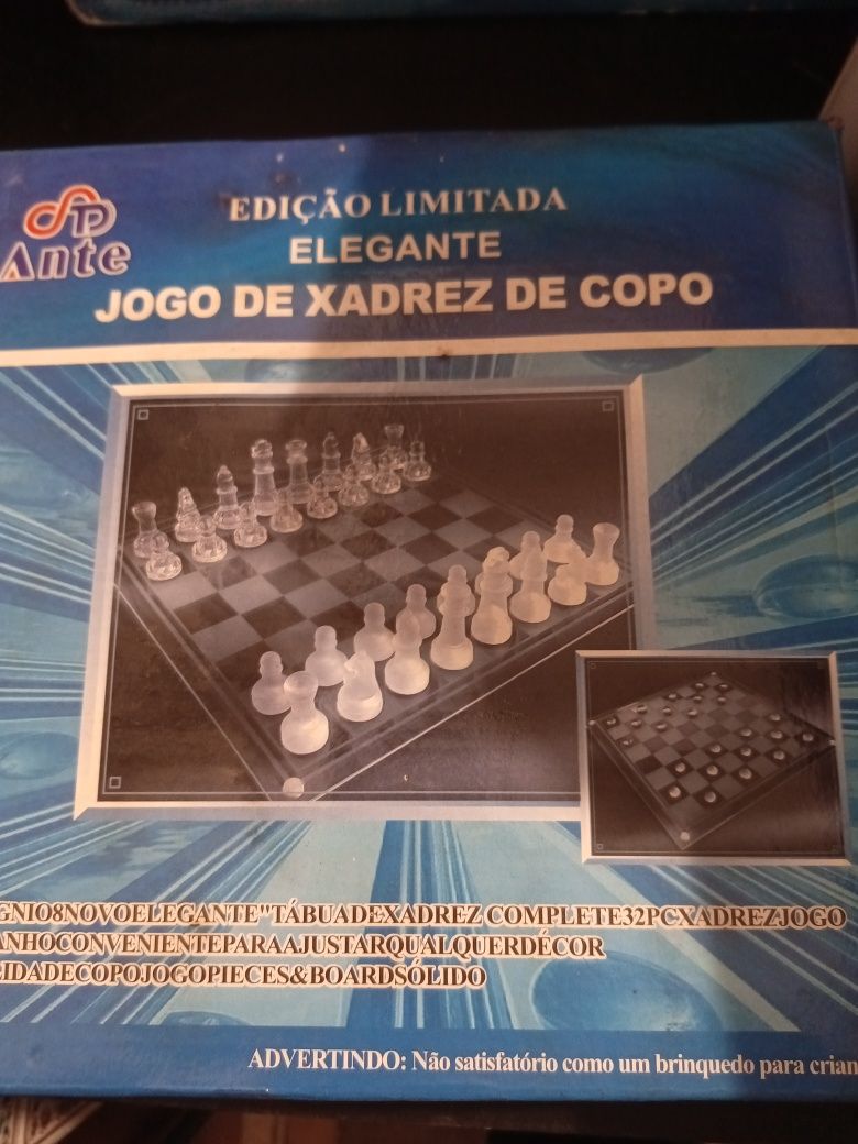 Jogo de tabuleiro xadrez/damas