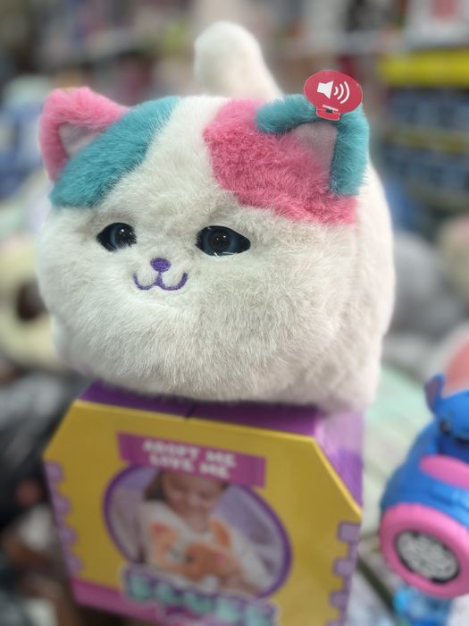 Інтерактивний котик/ розмовляючий котик/ пушистий милий котик/