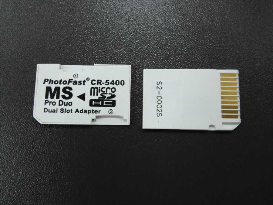 PSP Adaptador Micro SD / Stick Pro Duo, Leitor  Cartão   CR5400 , etc