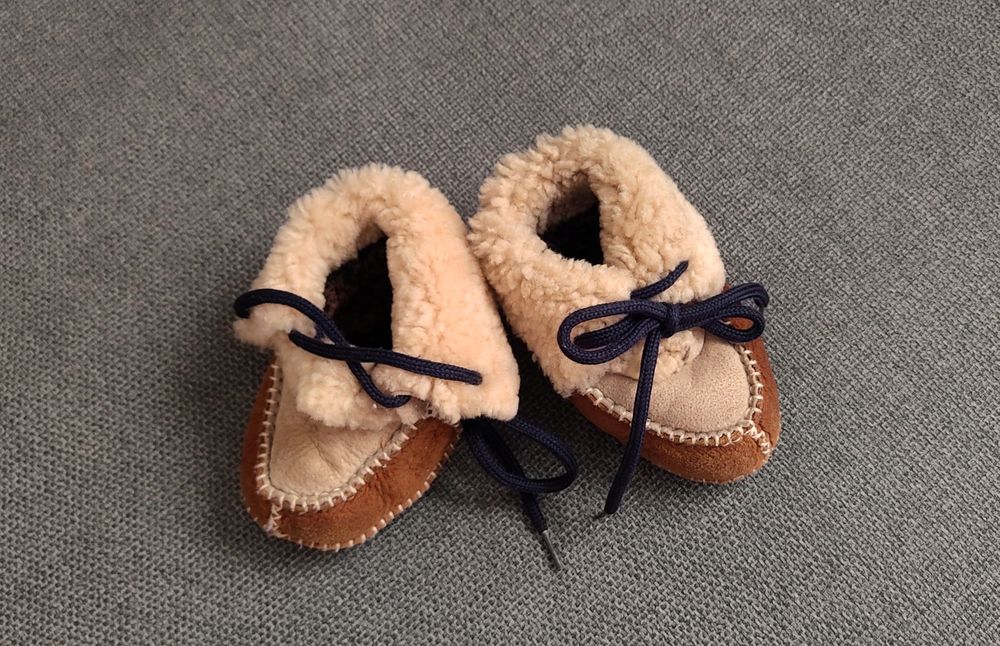 Пінетки зимові дитячі на овчині