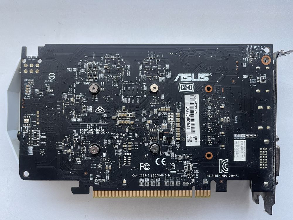 Видеокарта Asus RX 460 2 gb GDDR5