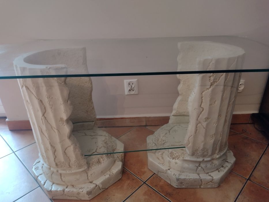 Ława kawowa z gipsu