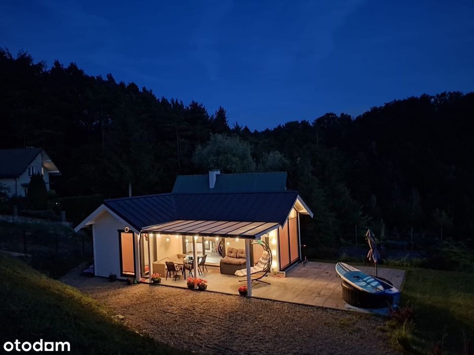 dom działka 11a domek 35m2 nad Jeziorem Rożnowskim Gródek nad Dunajcem