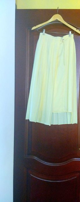 Літня легка плісирована спідниця на запах topshop