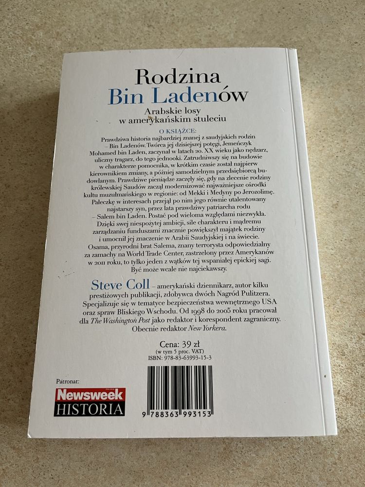 „Rodzina Bin Ladenów”Steve Coll