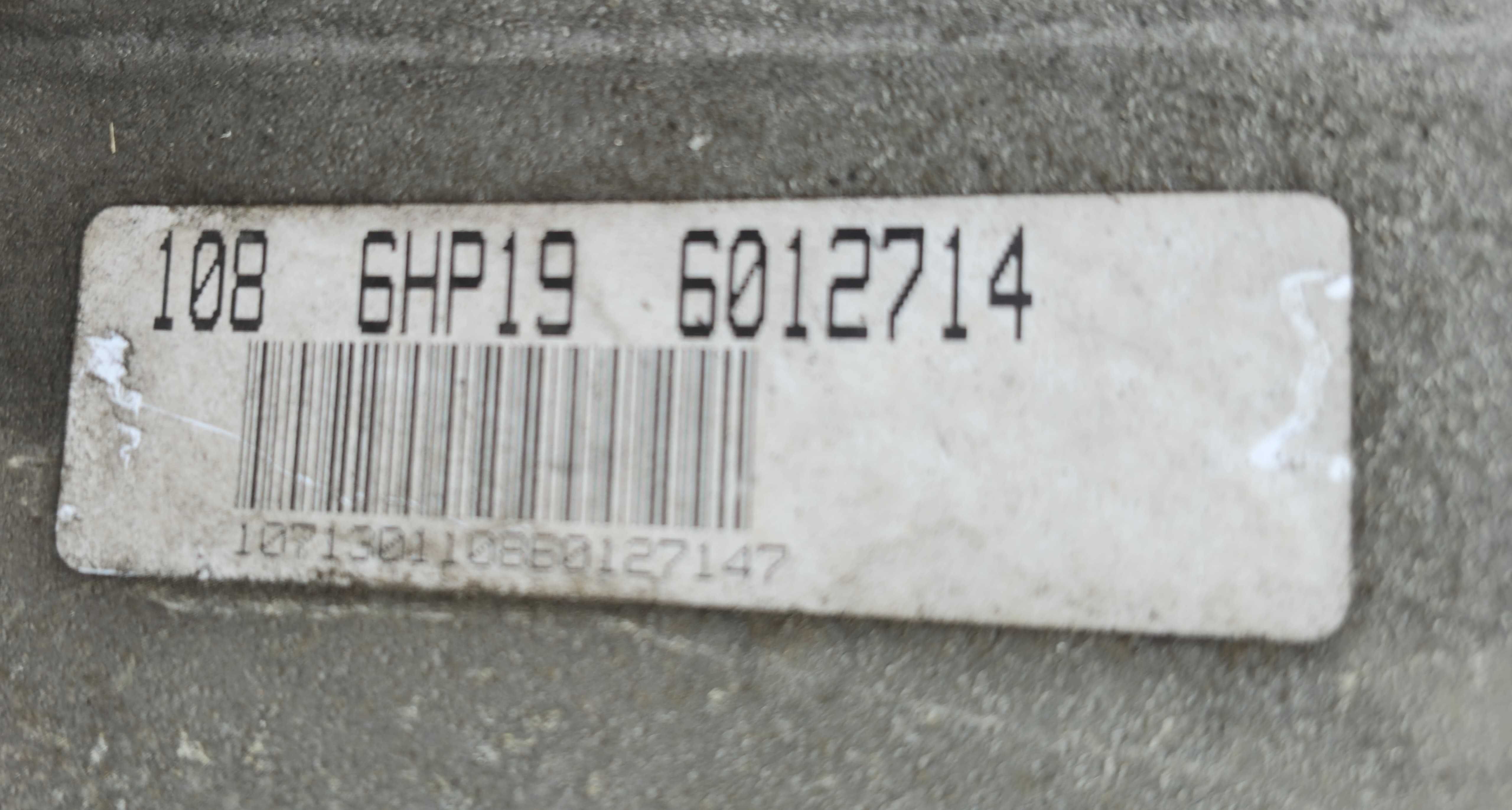 Skrzynia biegów automatyczna 6hp19 BMW 1 3 E87 E90 E91 118i 318i N46