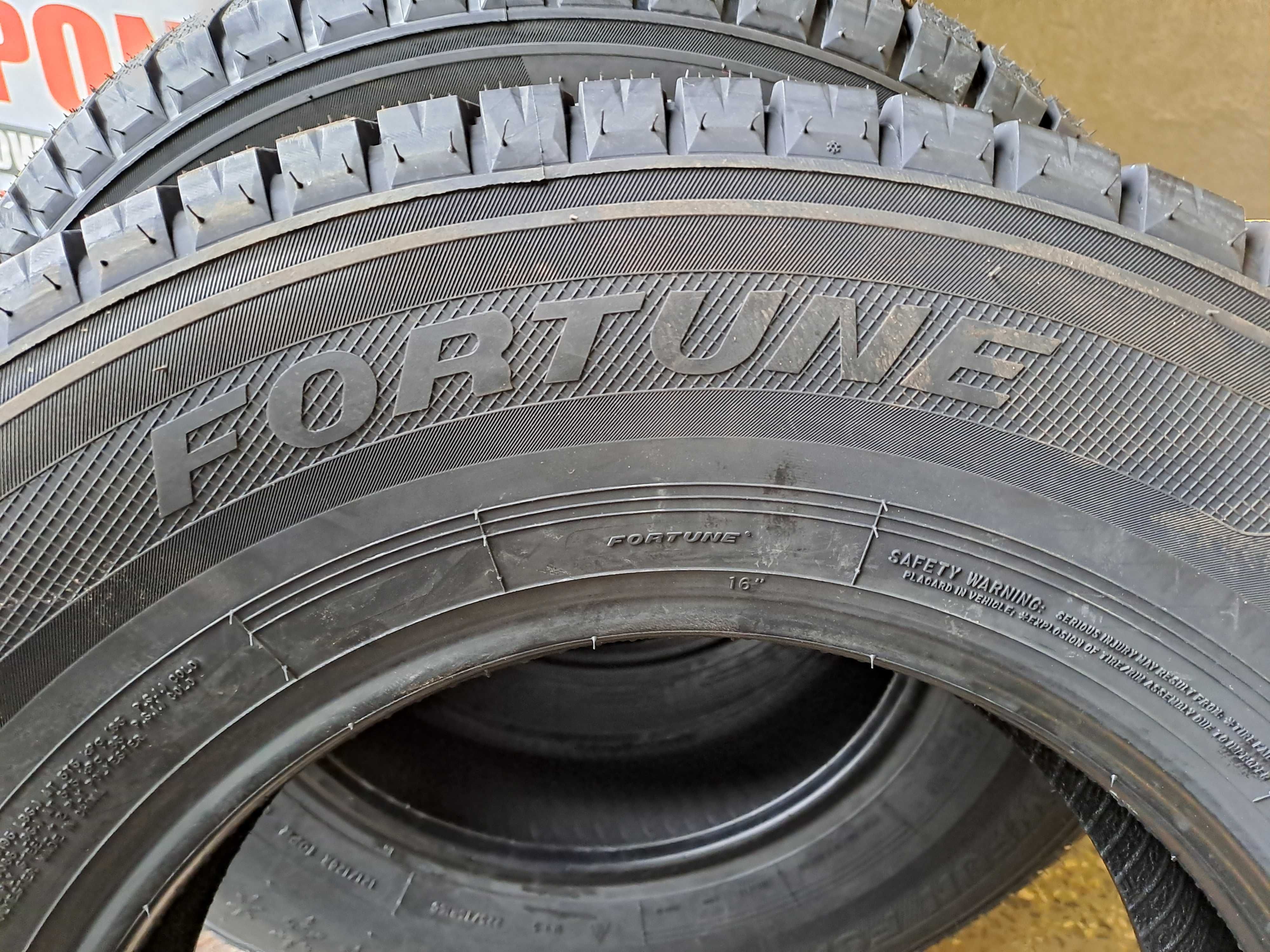 225/75r16c fortune nowe opony zimowe montaz w cenie