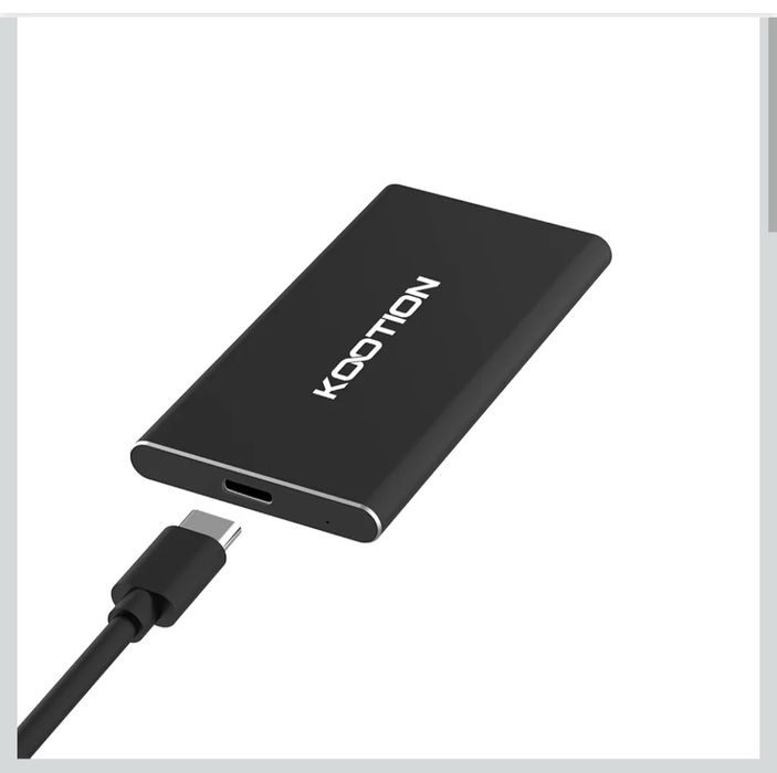KOOTION Zewnętrzny dysk SSD 500 GB SSD USB 3.1 typu C