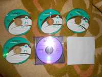 Чисті CD-диски 5 шт. + 14 конвертів одним лотом