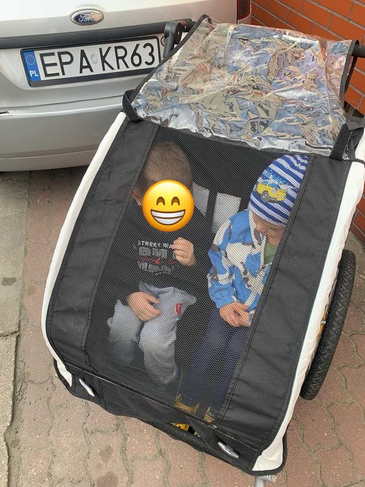 Przyczepka do rowera, biegówka, wózek