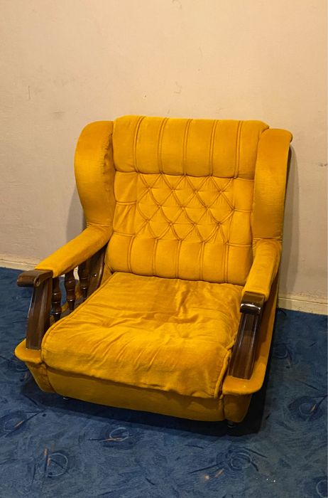 sofa rozkładana i 2 fotele - komplet wypoczynkowy