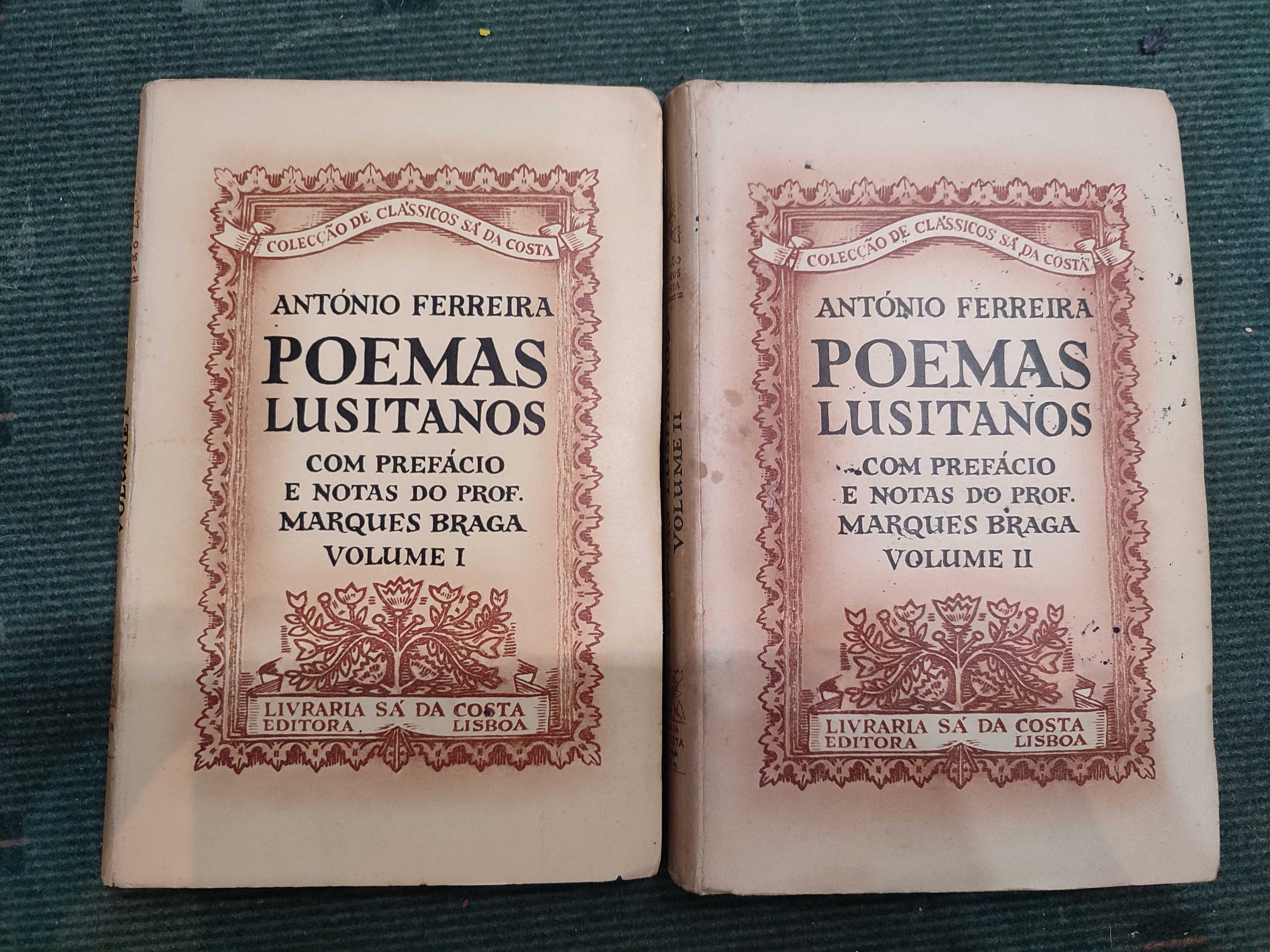 António Ferreira - Poemas Lusitanos - 2 volumes