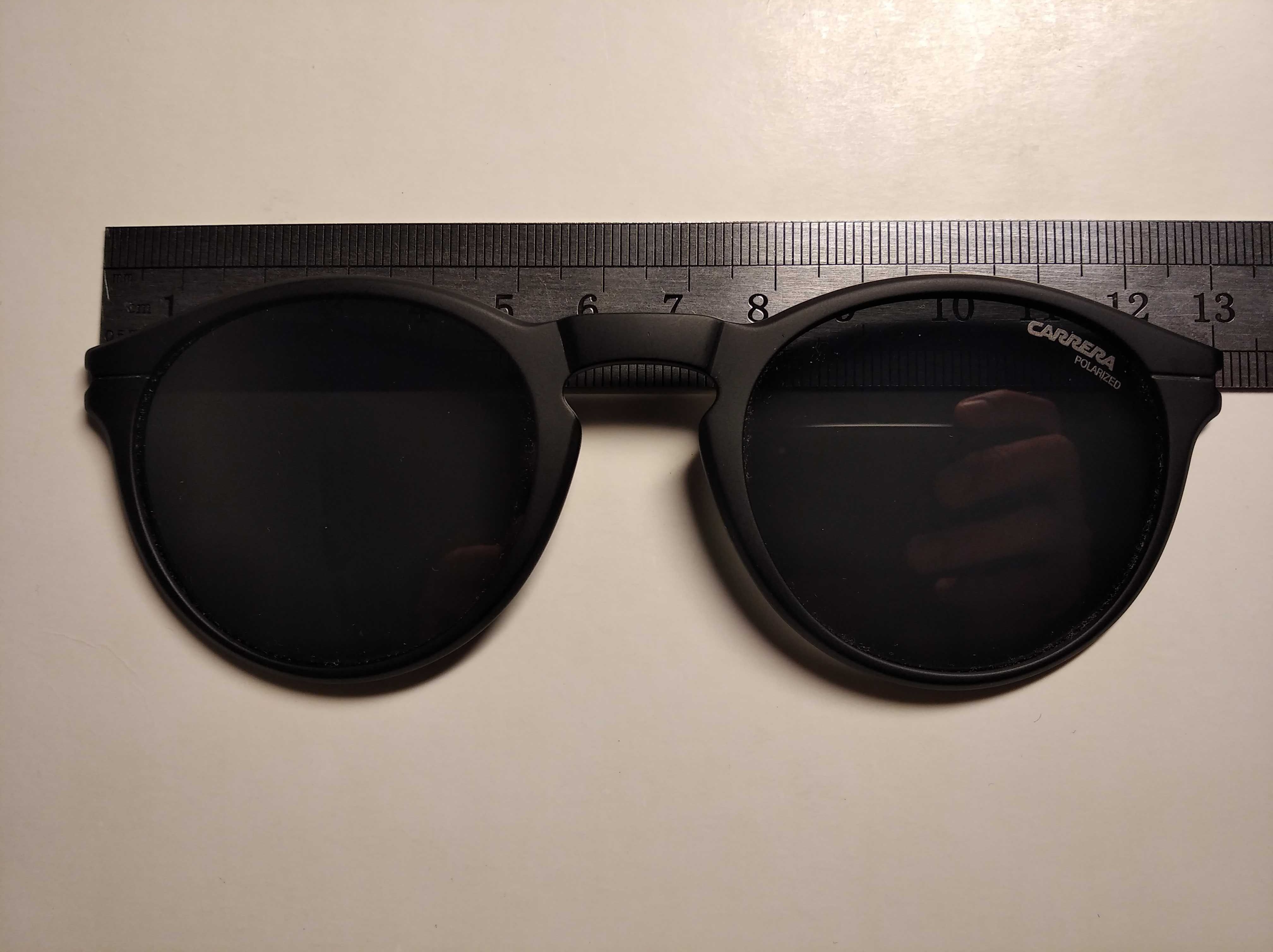 Carrera: Clip-on magnético solar polarizado, preto mate