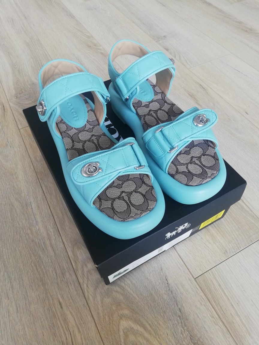 Coach Peyton Lthr Sandal