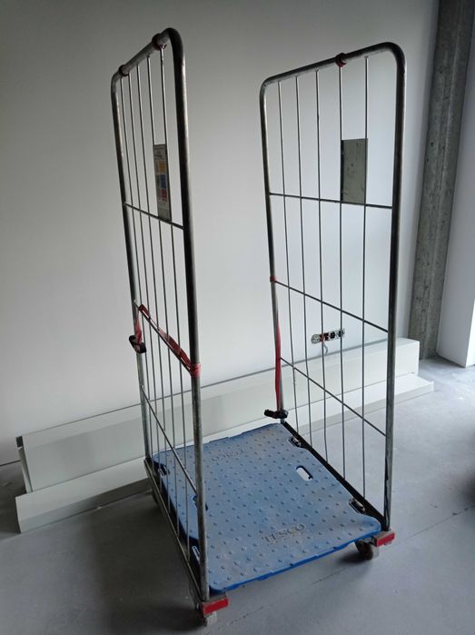 Wózek Kosz Siatkowy Transportowy Magazynowy