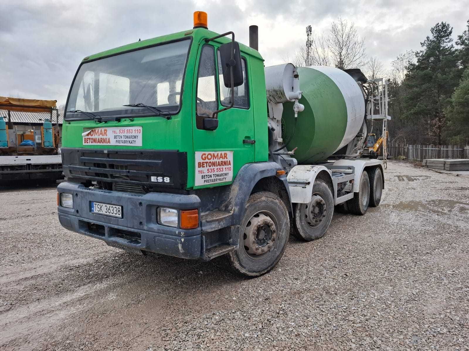 Betonomieszarka ERF ES8 8m3 8x4 Gruszka do betonu, możliwa zamiana