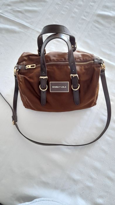 Mala Castanha de Nylon para Senhora