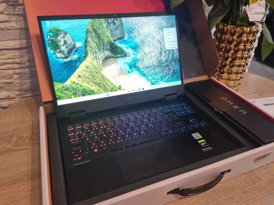 Laptop HP Omen 15 i5-10300H GTX 1660 Ti 8GB/500GB SSD W11 pudelko