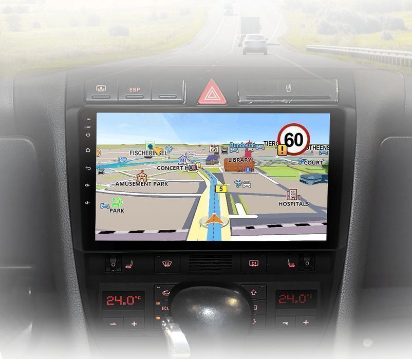 Radio nawigacja Audi A6 C5 1997- 2004 Carplay Android 6GB 128GB