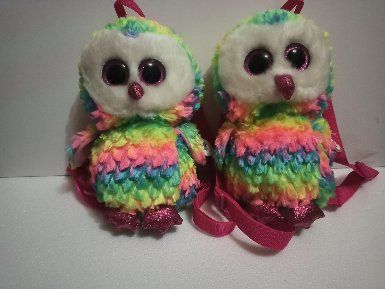 Красивый детский рюкзак-игрушка ty Owen мягкий .Красивый рюкзак Сова