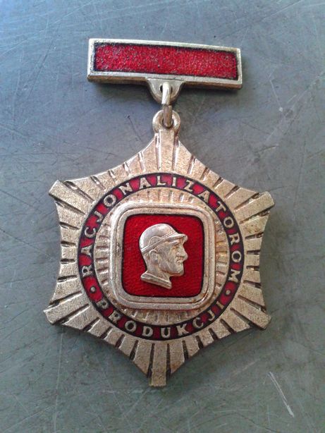 medal order PRL racjonalizatorom produkcji tania wysylka