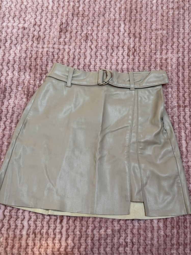 Юбка мини Mango Pull&Bear принт юбка в подарок