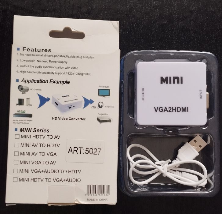 HD video converter VGA to HDMI