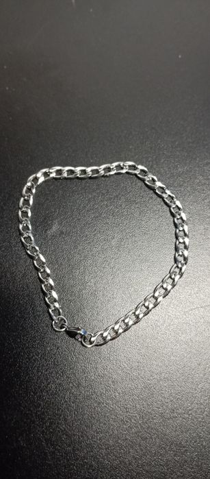 Pulseira aço inoxidável 21 cm