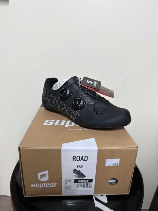 Buty rowerowe Suplest Road Pro EDGE+ – czarne (szosa) r. 39